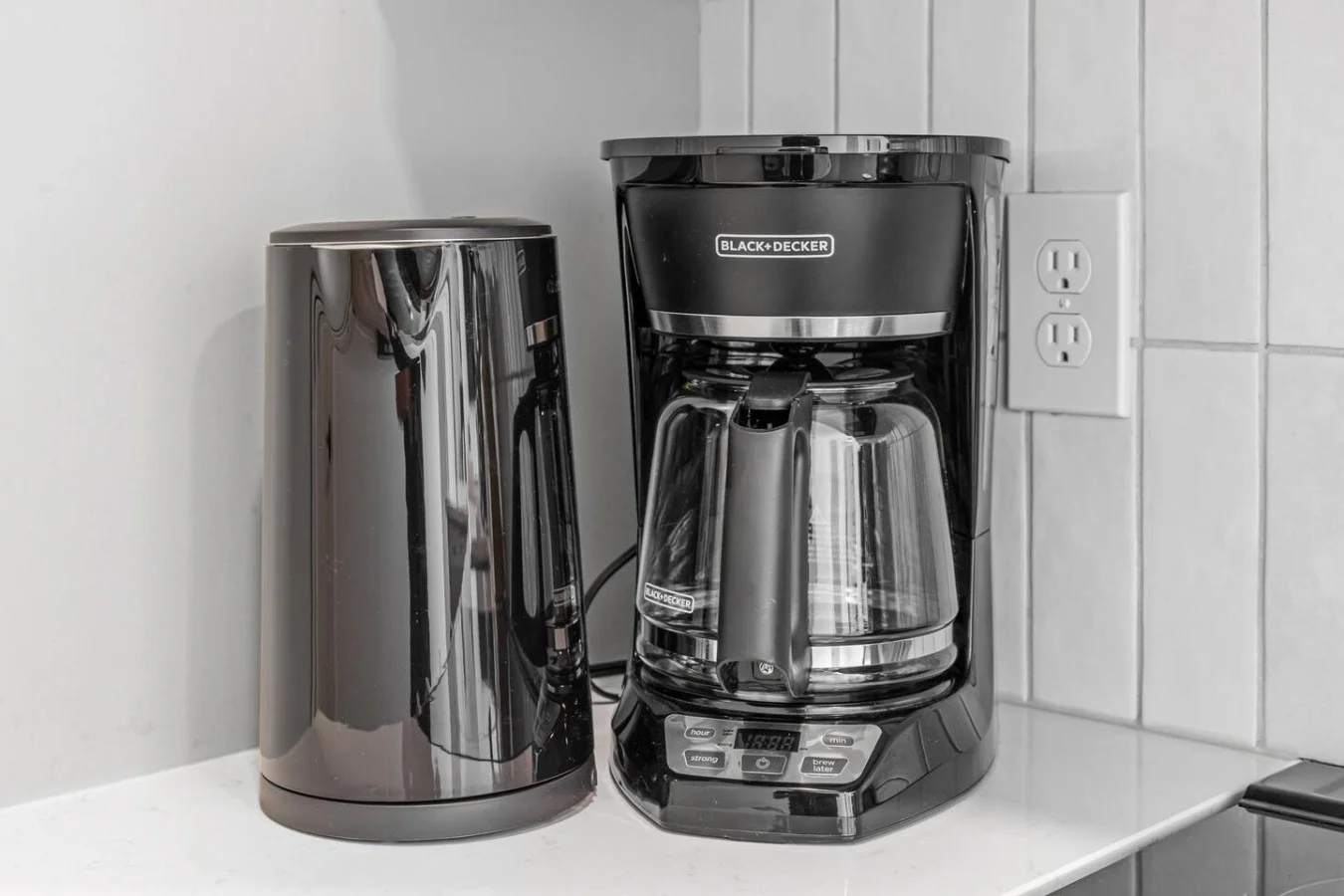 Coffee or tea? Our coffee maker and kettle have you covered for the perfect morning (or afternoon) pick-me-up.