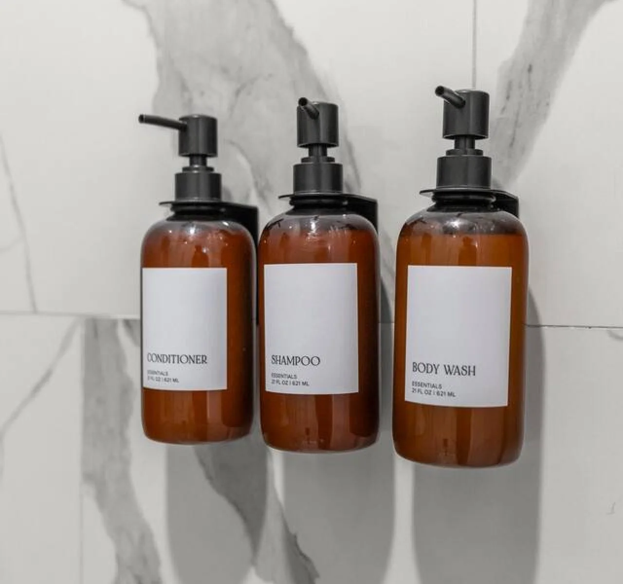 Complimentary conditioner, shampoo, and body wash (initial consumables provided).