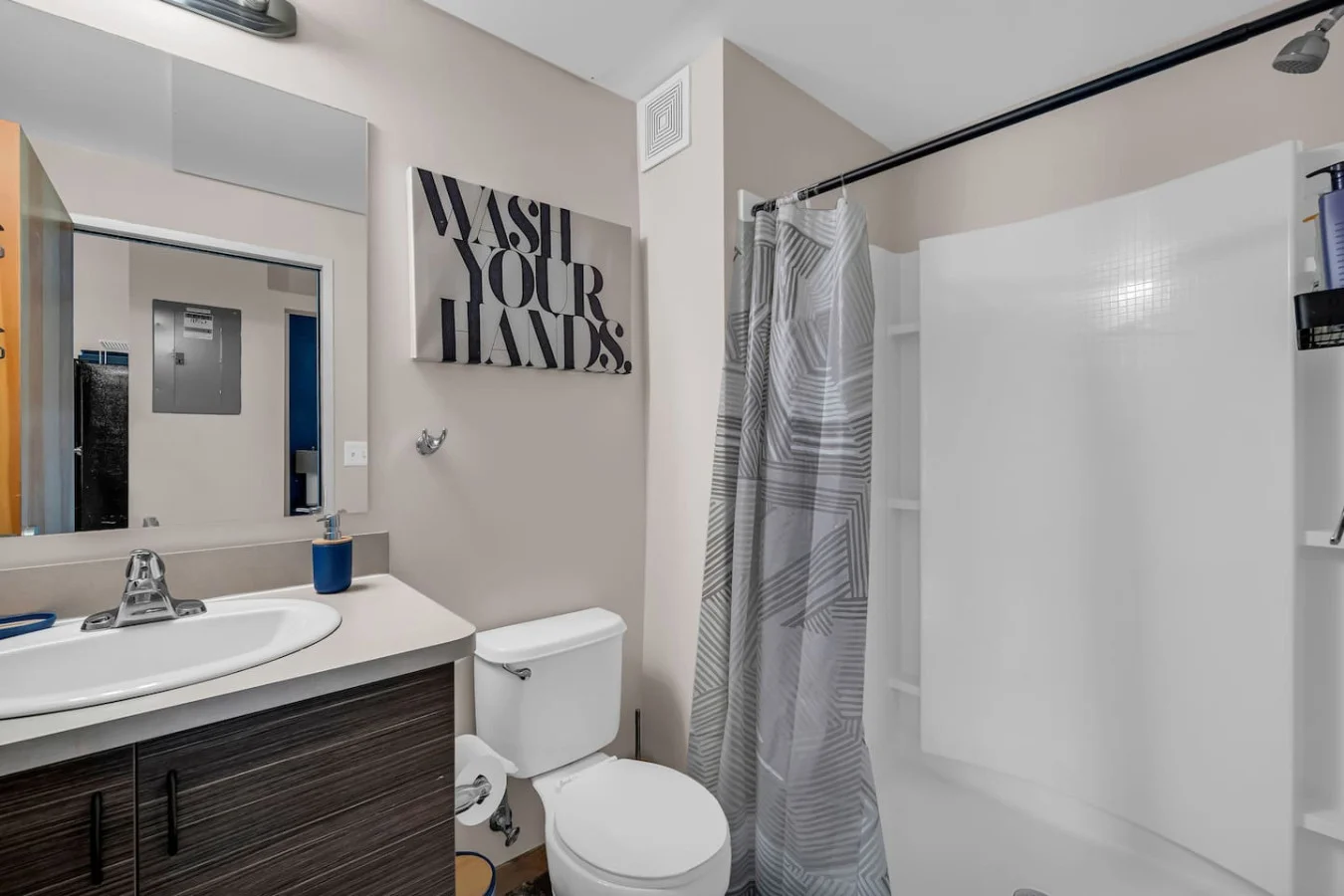 The bathroom is a private sanctuary, with a layout and features that make it the perfect place to rejuvenate.