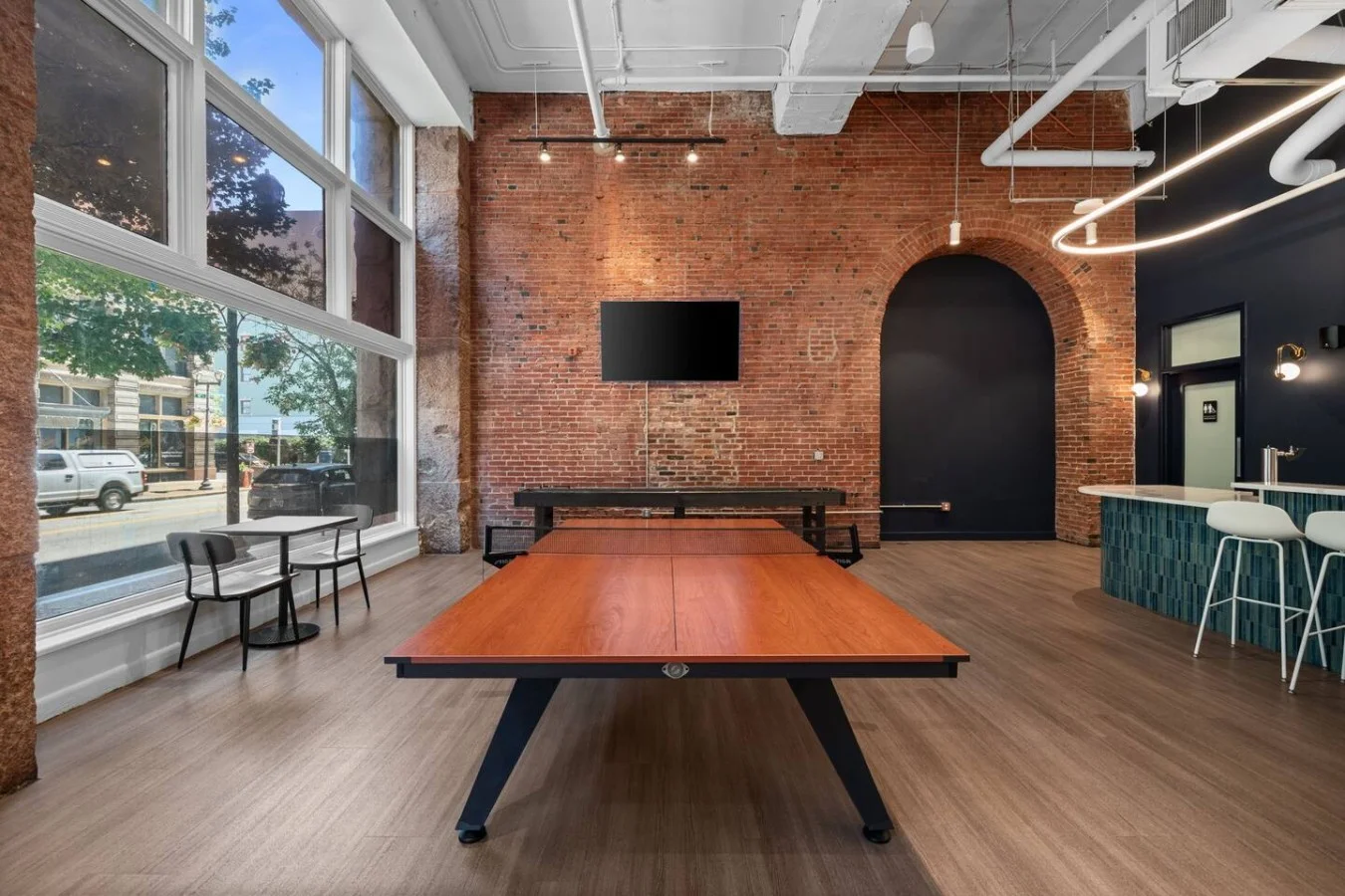 Enjoy a game of table tennis in the games room