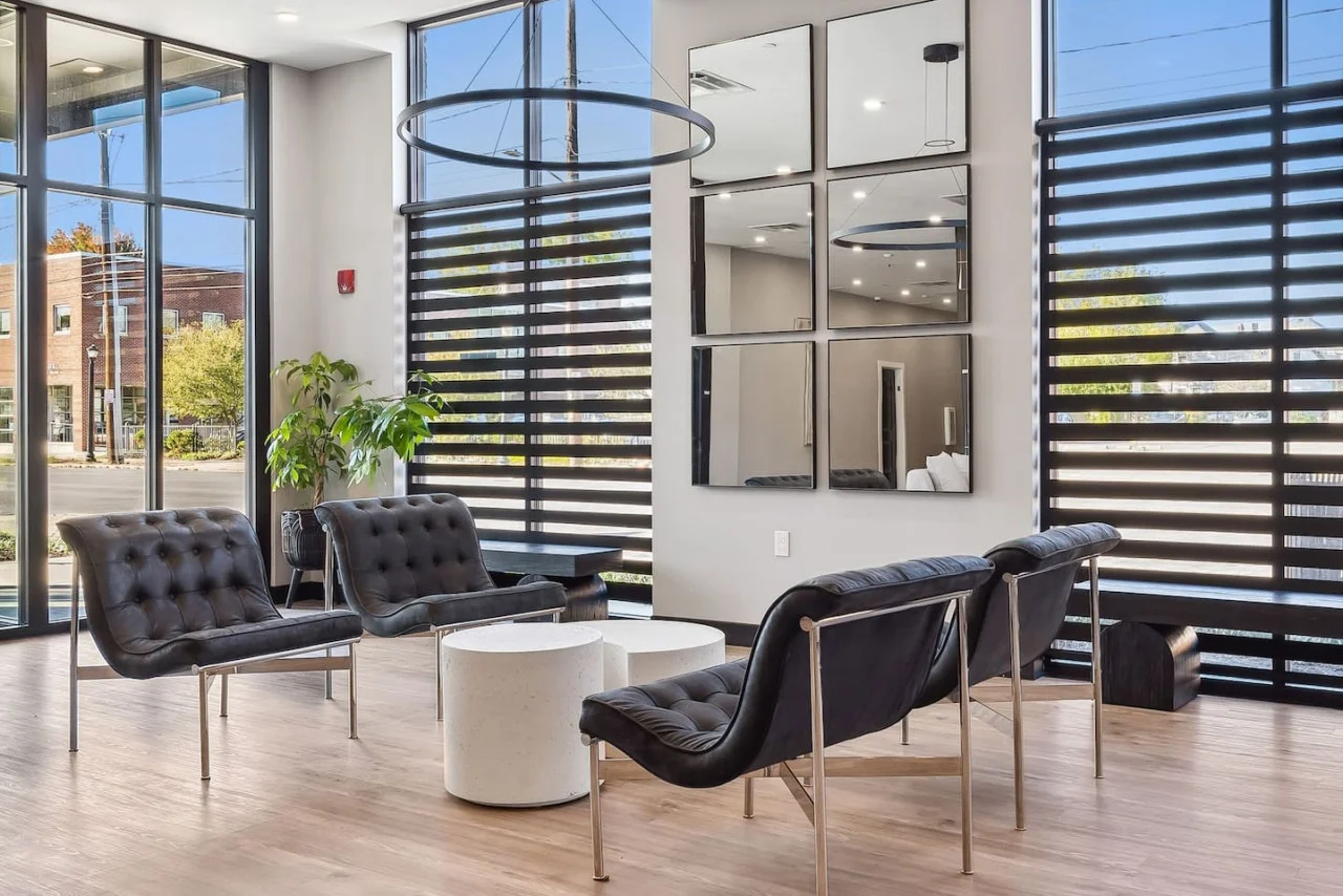 You can have entertainment in this stylish unique space!