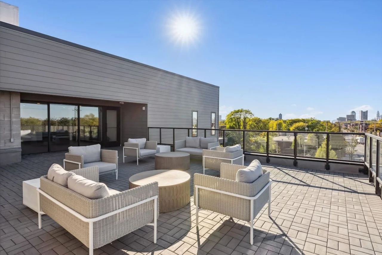 Relax in this warm, inviting space with warm accents and cozy furnishings. You’ll love unwinding on the plush sofa, enjoying or streaming your favorite shows in a serene atmosphere