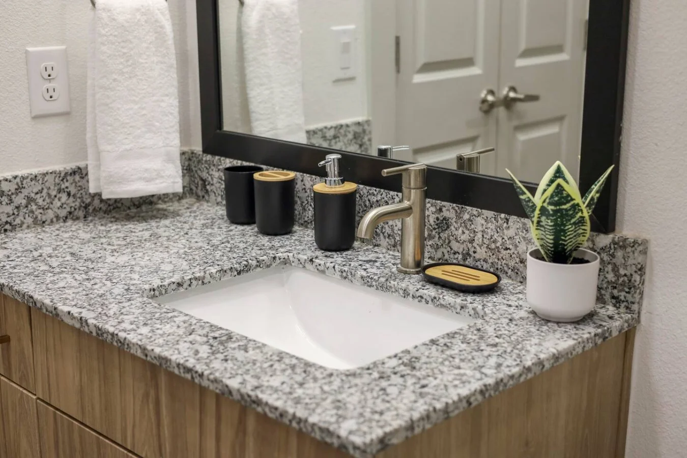 The bathroom is a private sanctuary, with a layout and features that make it the perfect place to rejuvenate.