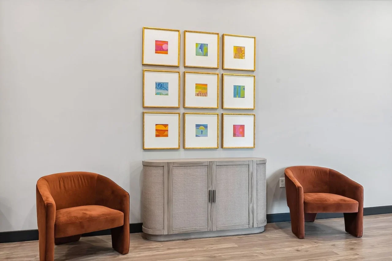 A sophisticated design that is gender-neutral so everyone can enjoy the living space throughout the day.