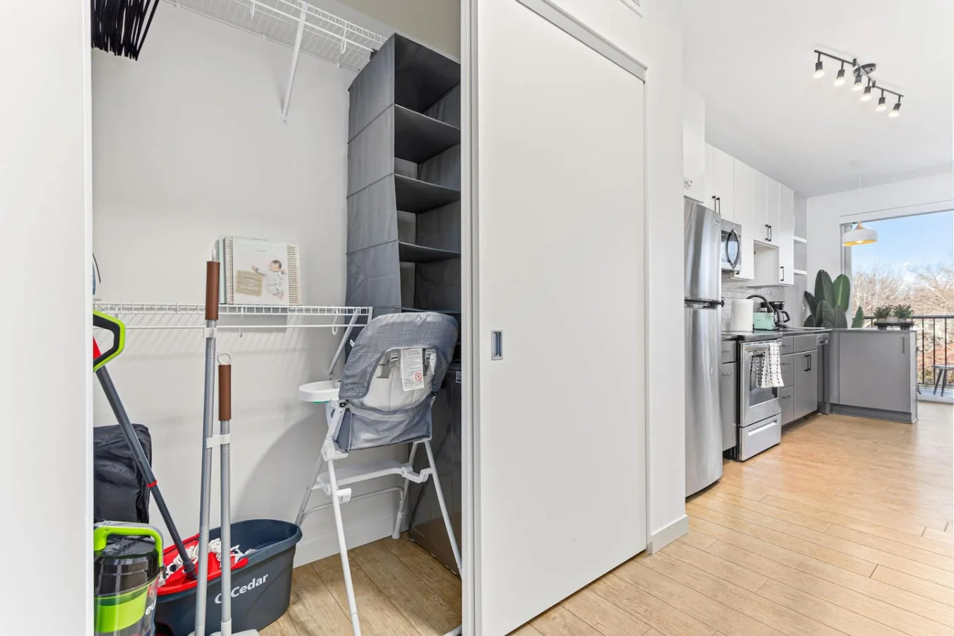 Spacious closets with ample storage space for all your travel essentials – unpack, unwind, and feel right at home.