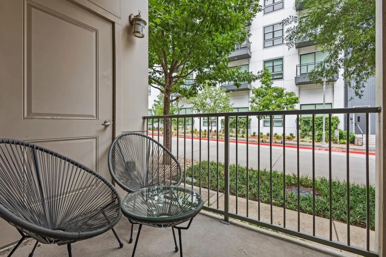 Your private outdoor nook for fresh air and peaceful moments.