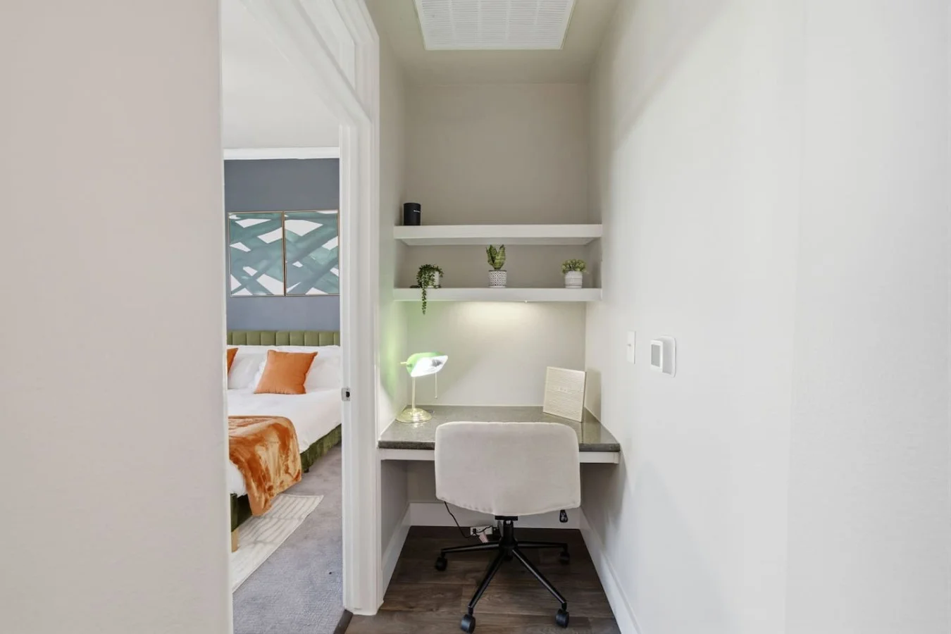Dedicated Work Space With Chair