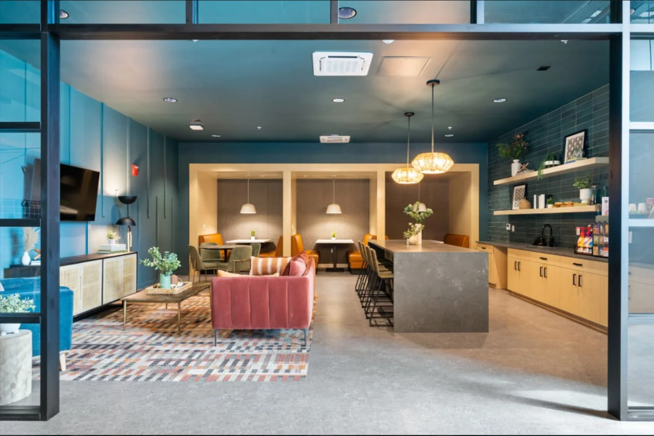 You can have entertainment in this stylish unique space!