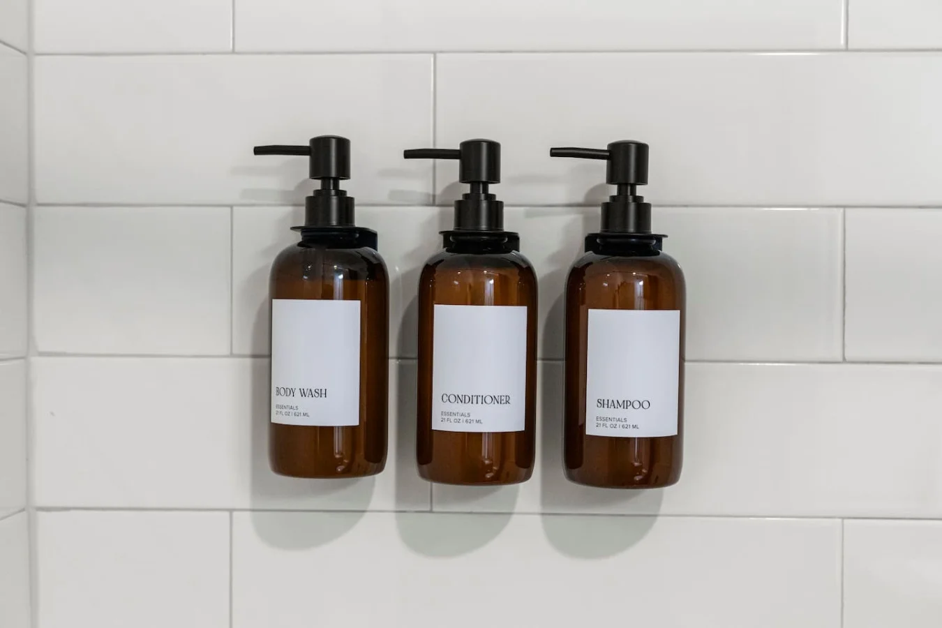Complimentary conditioner, shampoo, and body wash (initial consumables provided).