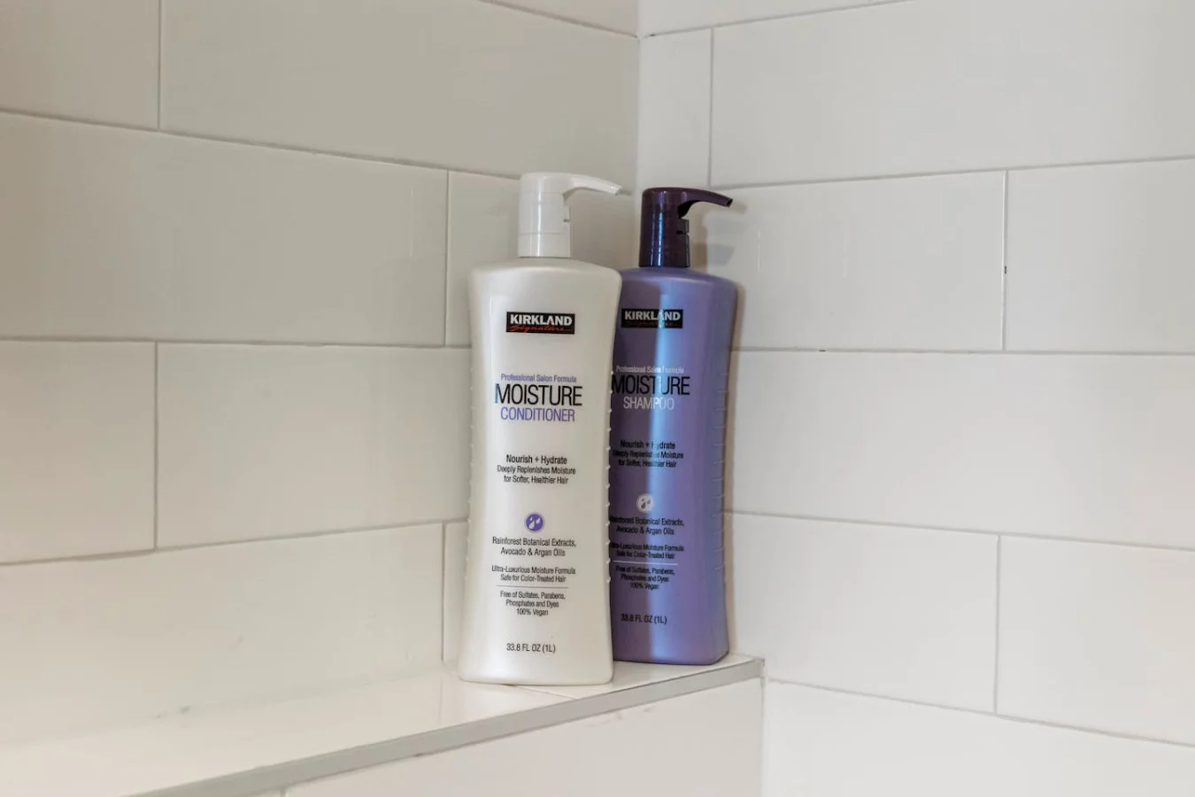 Complimentary conditioner, shampoo, and body wash (initial consumables provided).