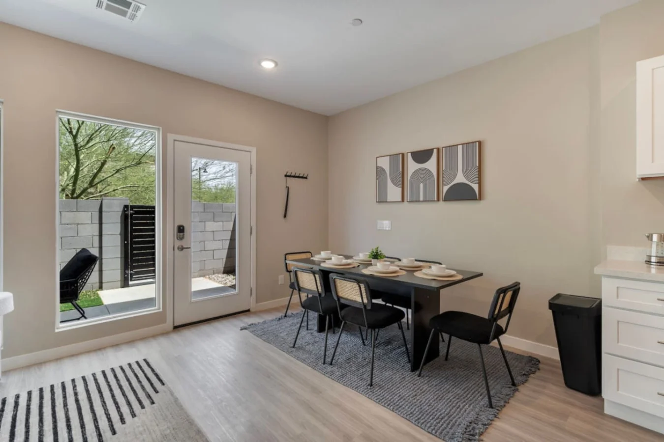As you take your seat, the dining room's sophisticated design sets the stage for memorable meals and conversations.