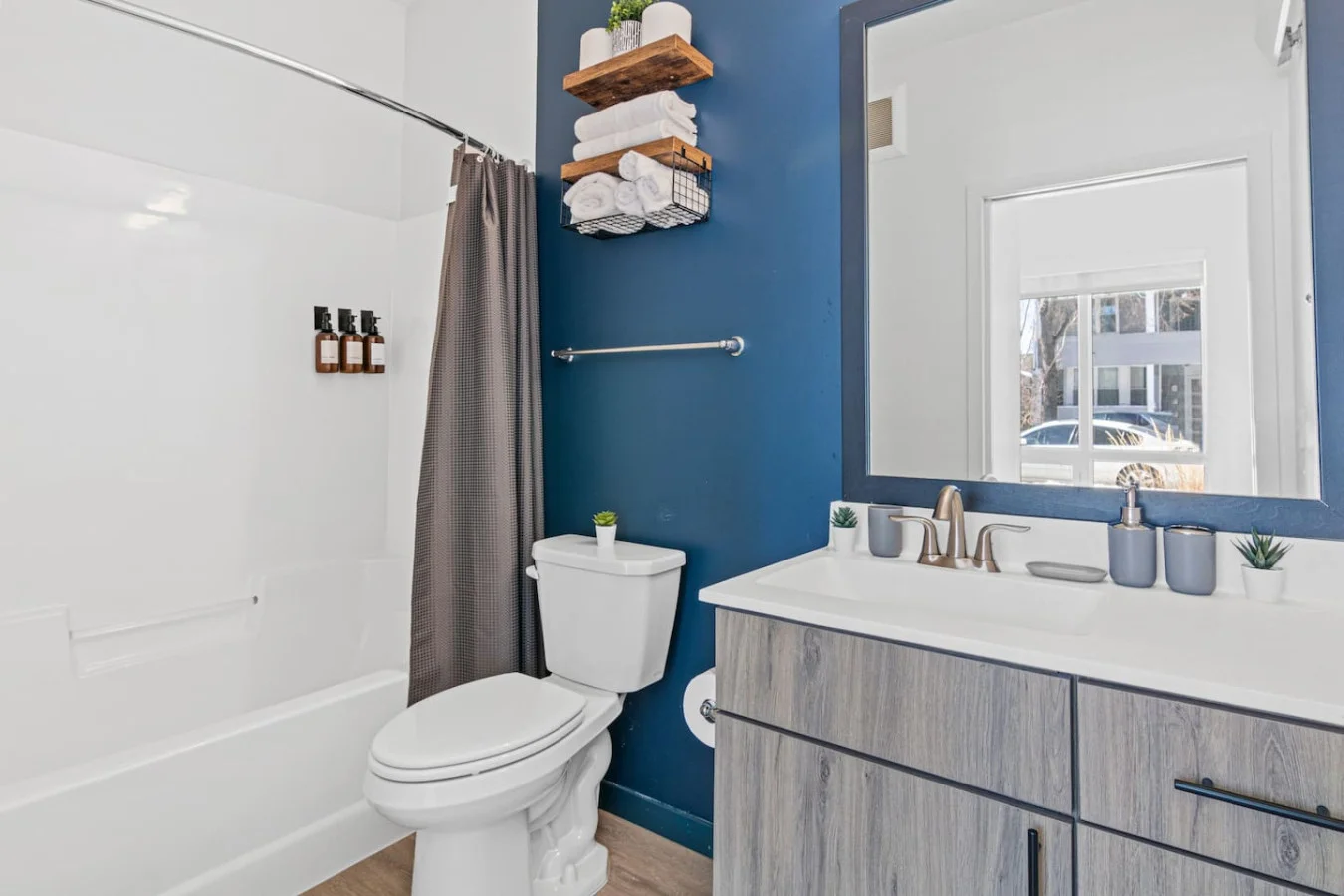The bathroom is a private sanctuary, with a layout and features that make it the perfect place to rejuvenate.