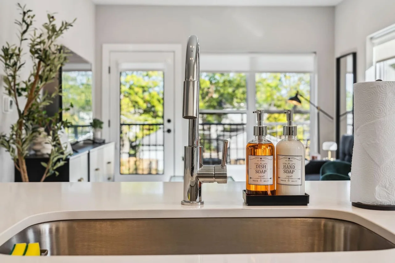 As you step into the kitchen, the clean lines and functional design make you eager to start cooking your favorite dishes.
