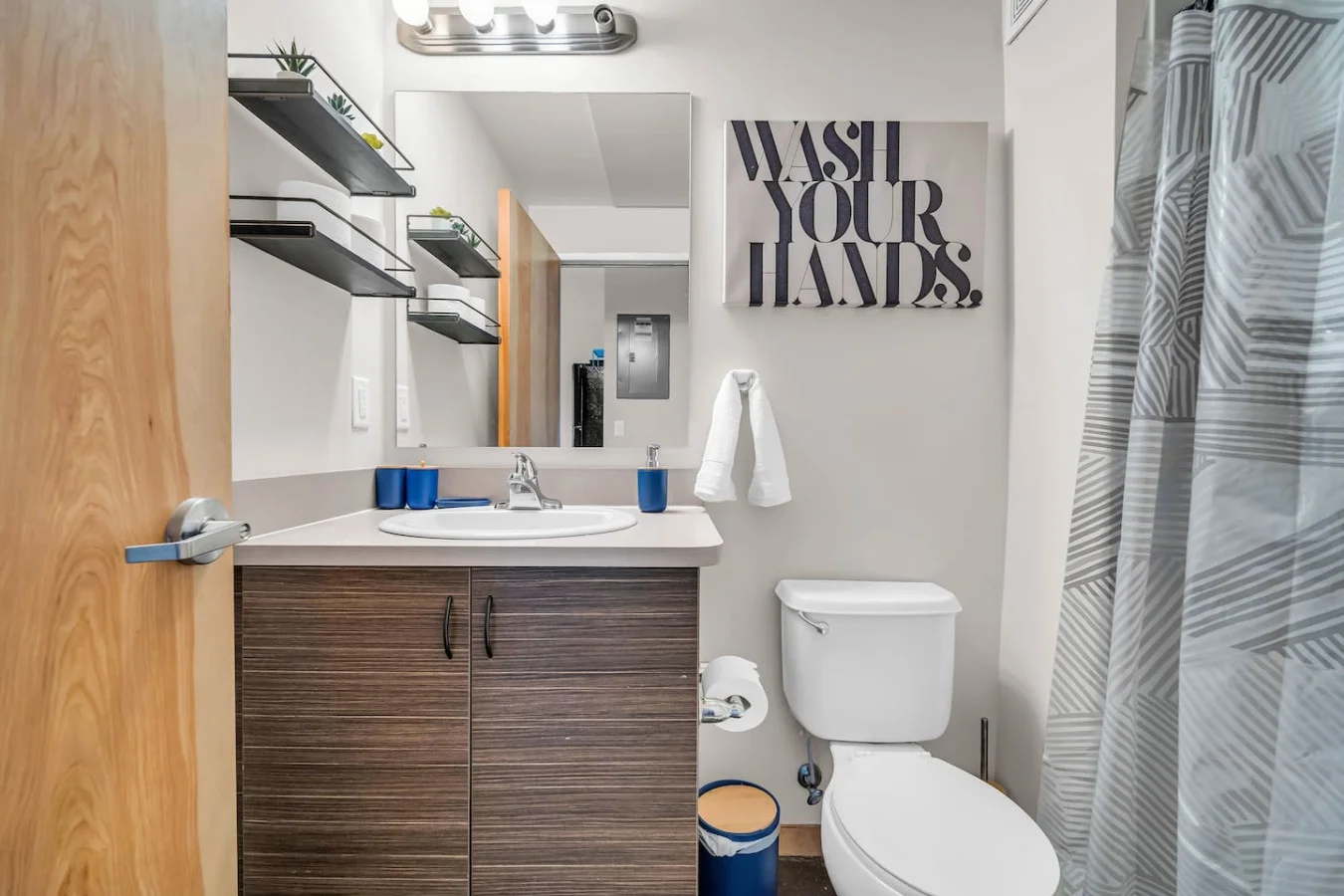 The bathroom is a private sanctuary, with a layout and features that make it the perfect place to rejuvenate.