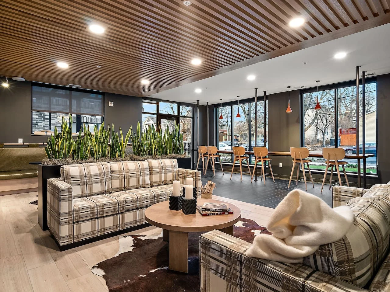 You can have entertainment in this stylish unique space!