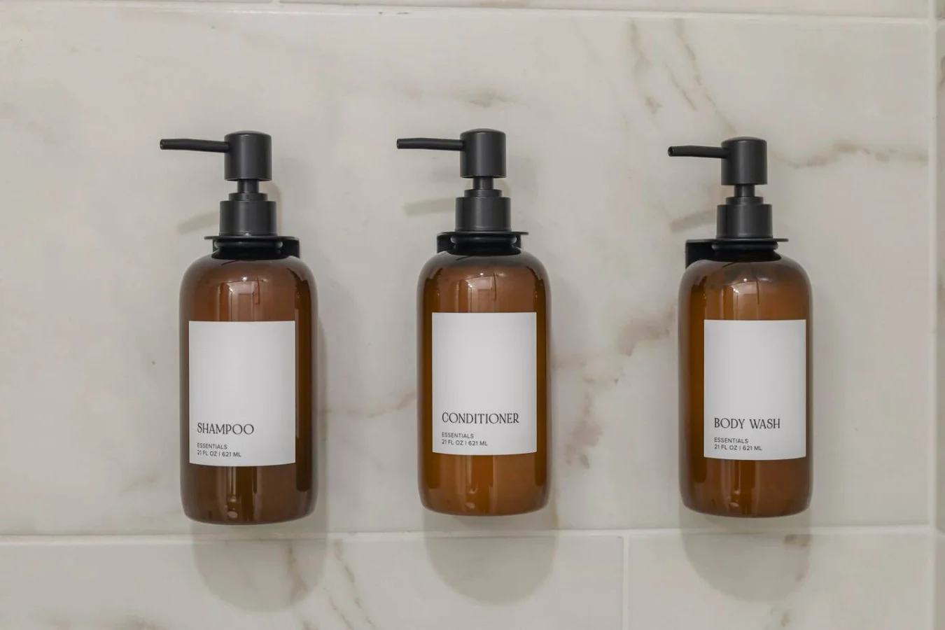 Complimentary conditioner, shampoo, and body wash (initial consumables provided).