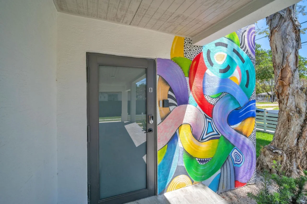 Inviting entrance and beautiful exterior make you eager to explore what’s inside.