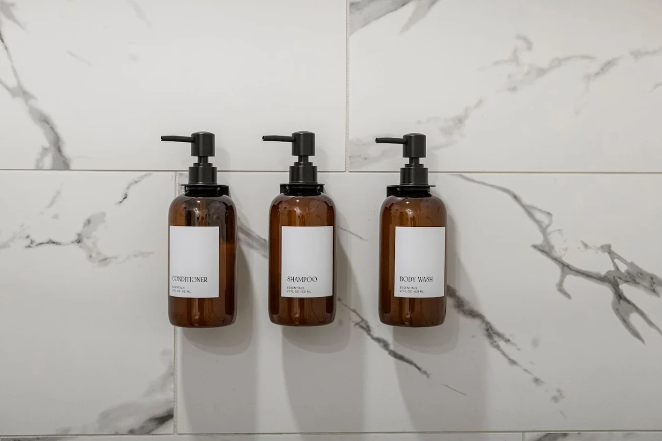 Complimentary conditioner, shampoo, and body wash (initial consumables provided).