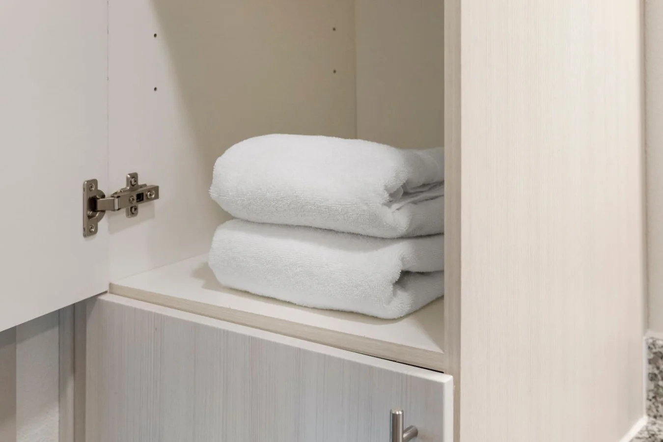 Spacious closets with ample storage space for all your travel essentials – unpack, unwind, and feel right at home.
