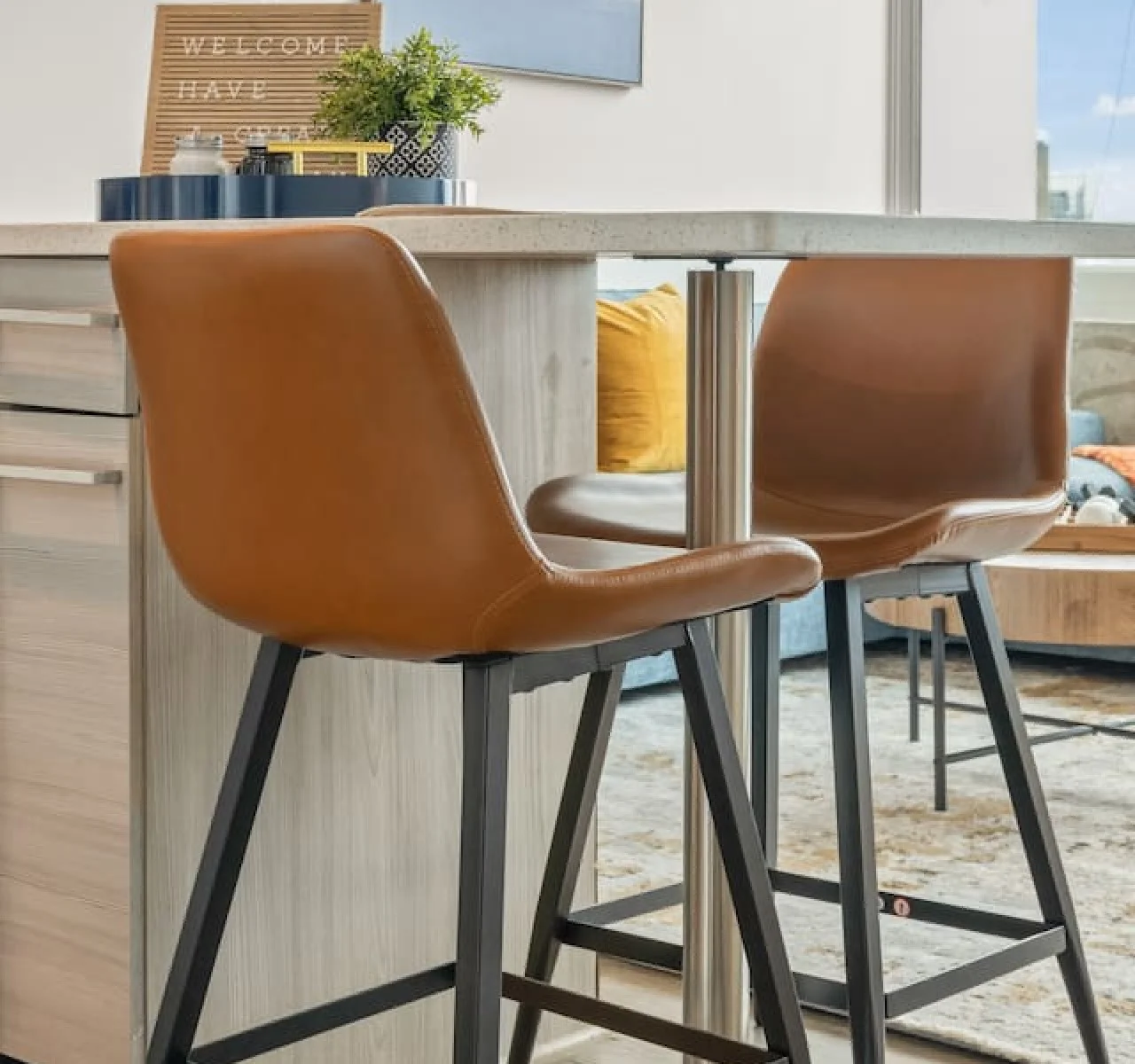 As you approach kitchen the elegant layout and well-stocked shelves make it the ideal spot to relax.