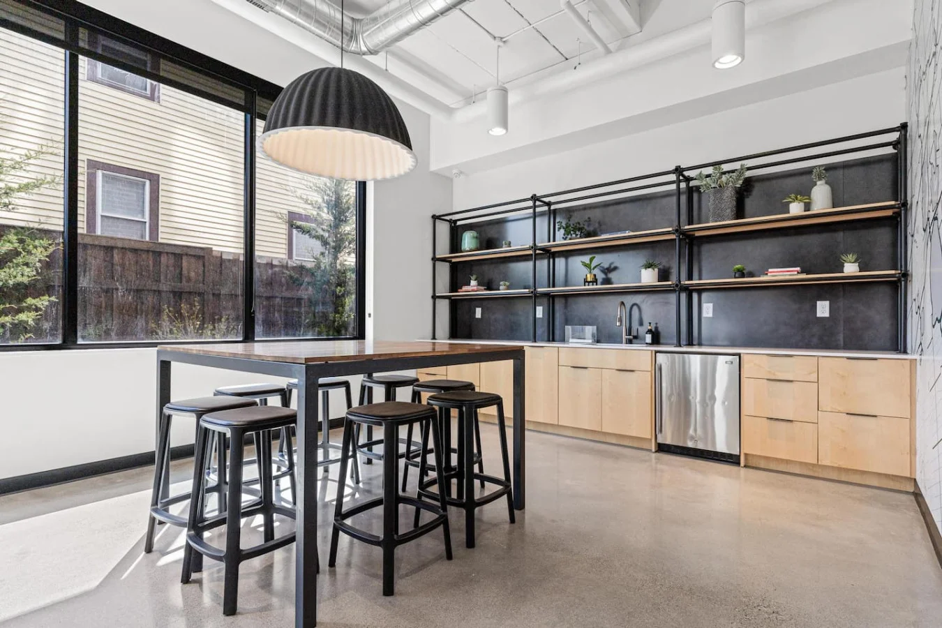 You can have entertainment in this stylish unique area