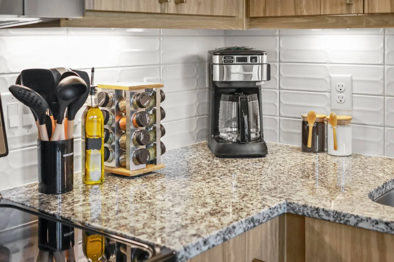 A selection of complimentary in-house consumables, including coffee, tea, and snacks, to make your stay even more enjoyable.