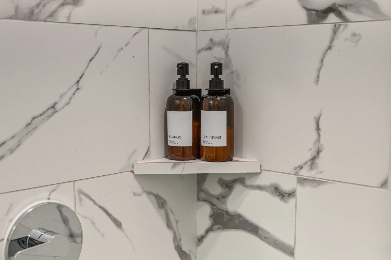 Thoughtfully stocked shower essentials for a comfortable stay.