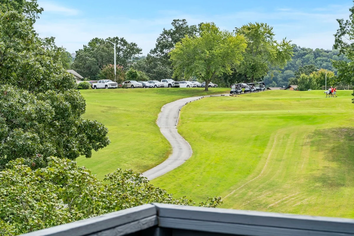View from private balcony