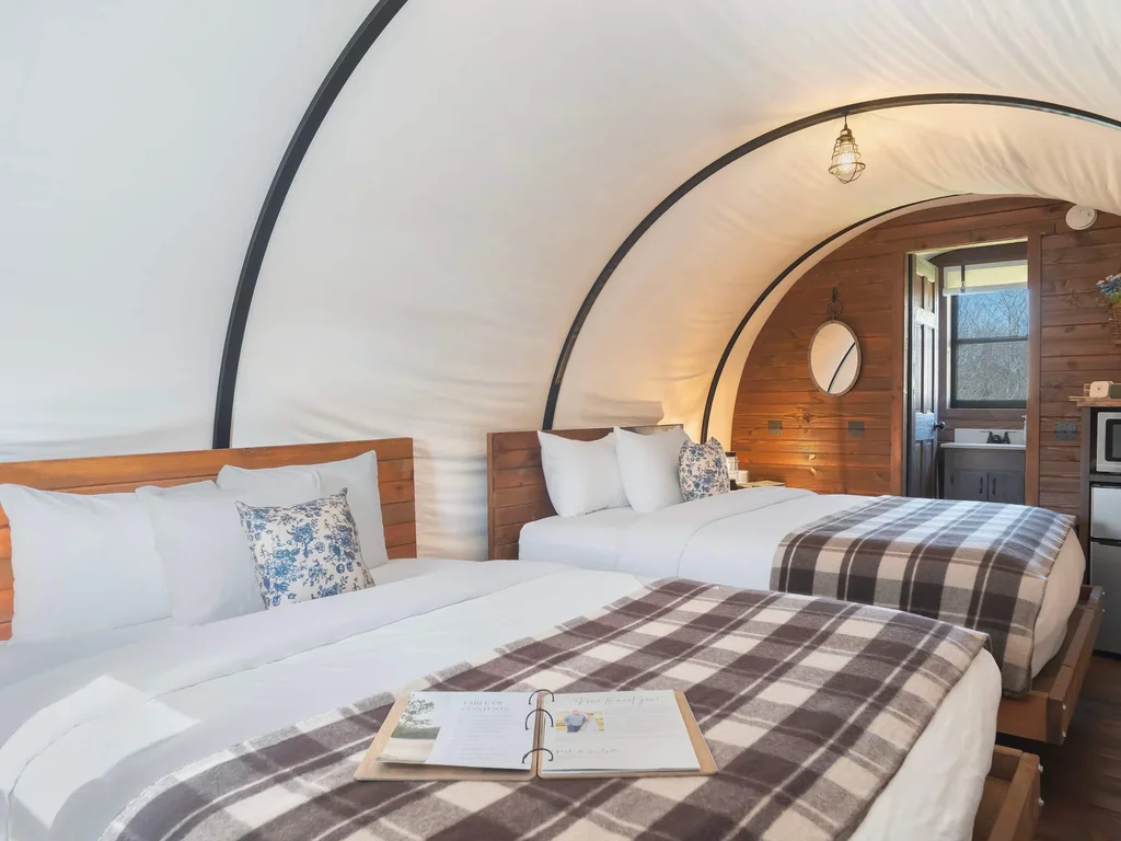 Group Glamping Wagon | Hiking + Lake Access