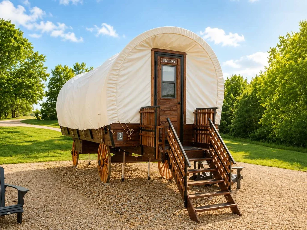 Romantic Glamping Wagon | Ranch & Hiking trails