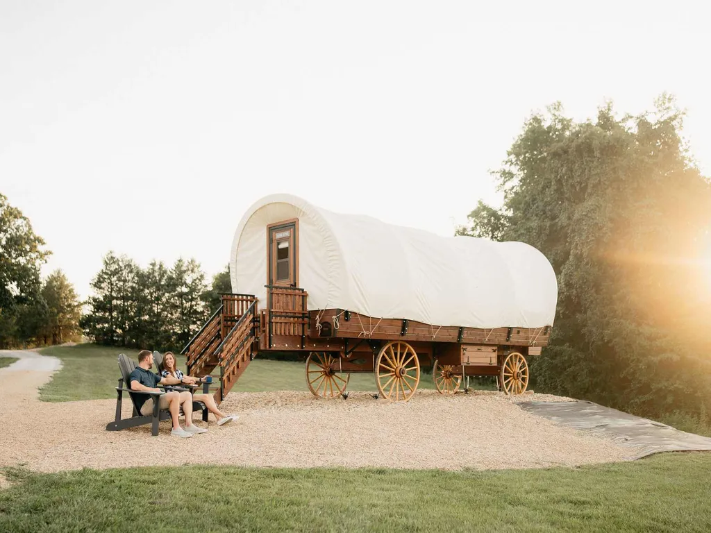 Romance on the Ranch, Wagon with Hiking Trails