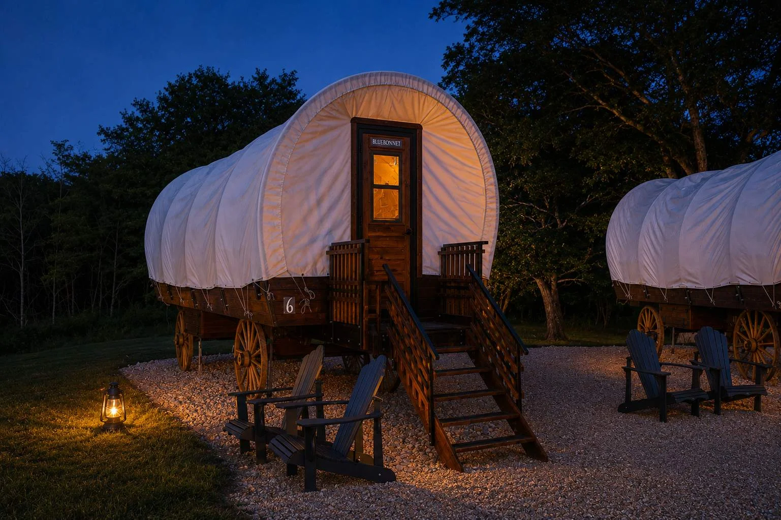 Group Glamping Wagon | Hiking + Lake Access