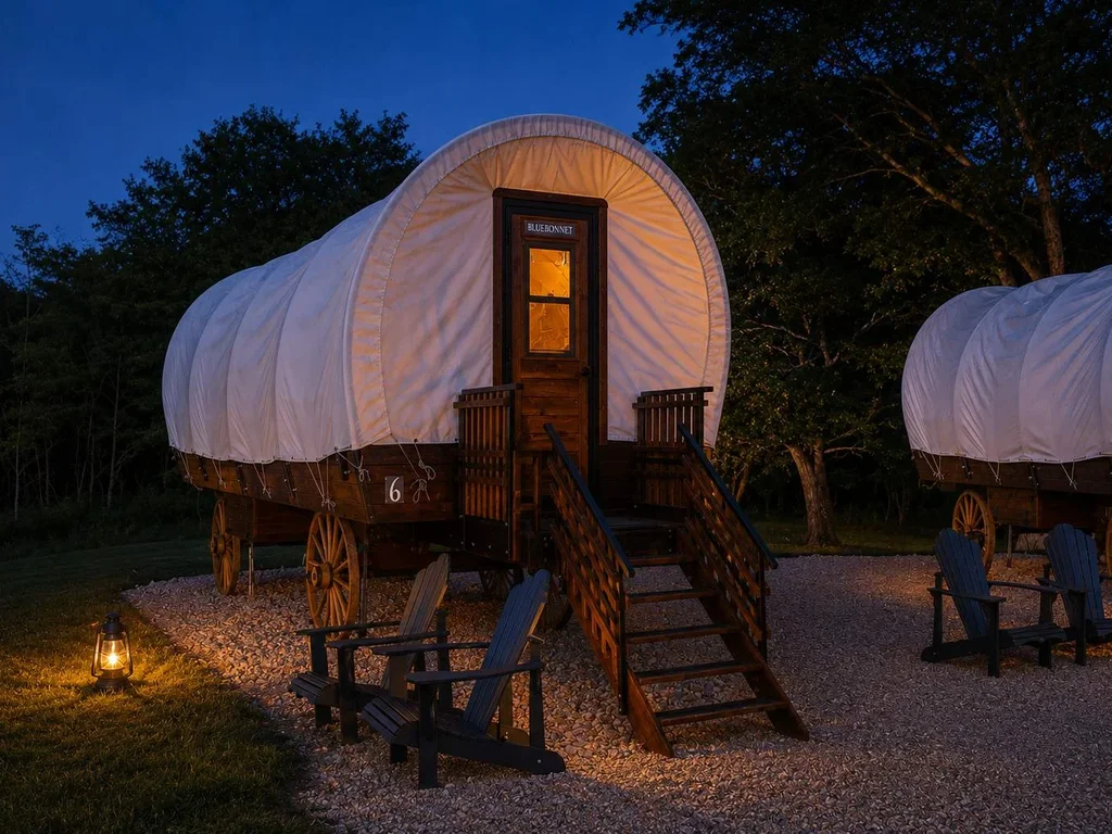 Group Glamping Wagon | Hiking + Lake Access
