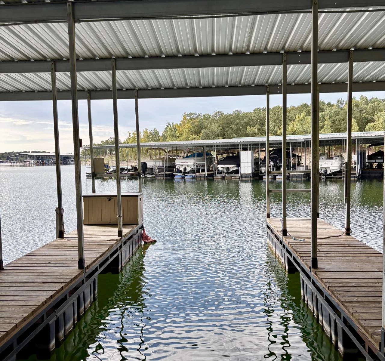 Dedicated boat slip on Table Rock Lake—wake up to glassy water and unforgettable sunrises.