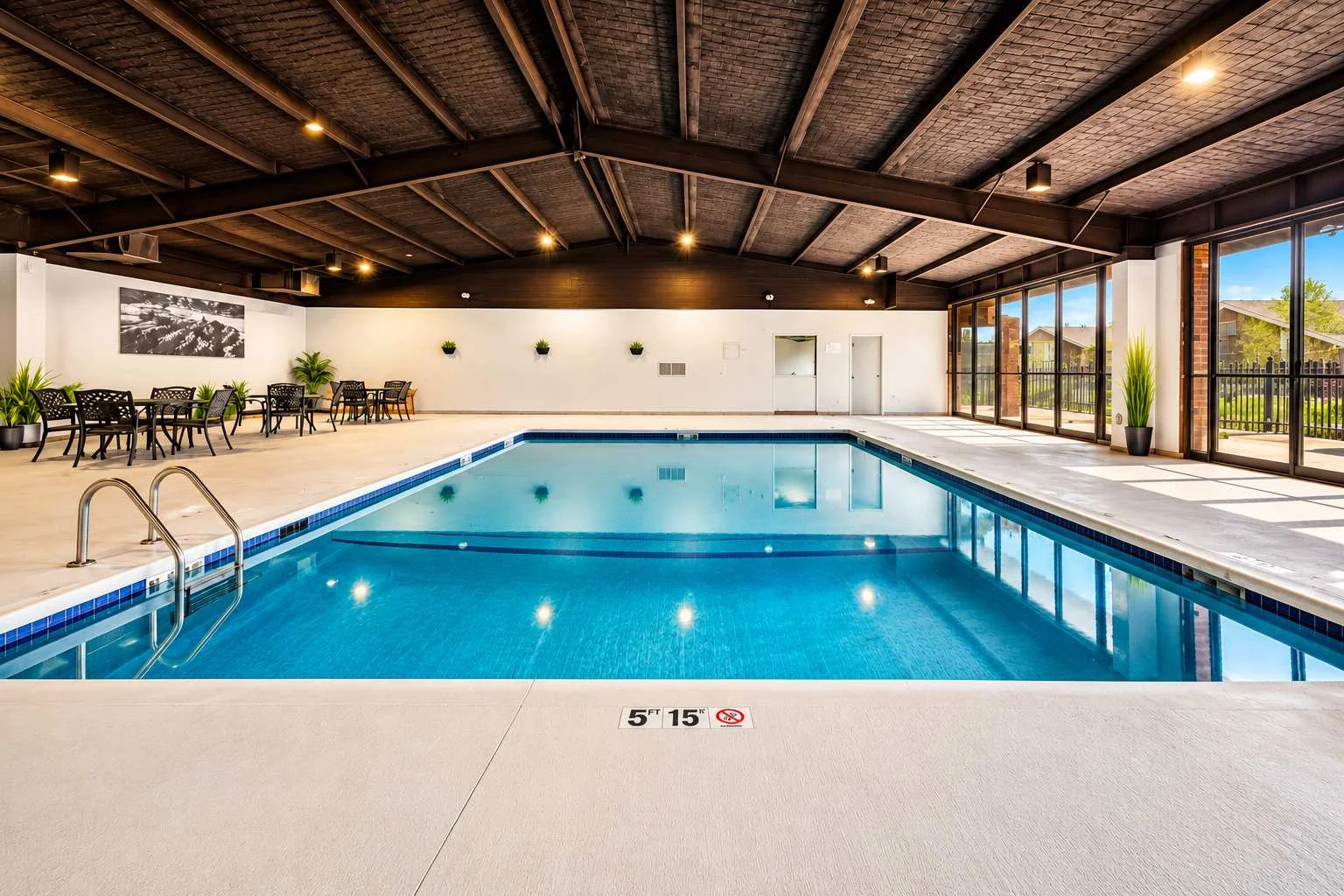 Beautiful indoor pool year round