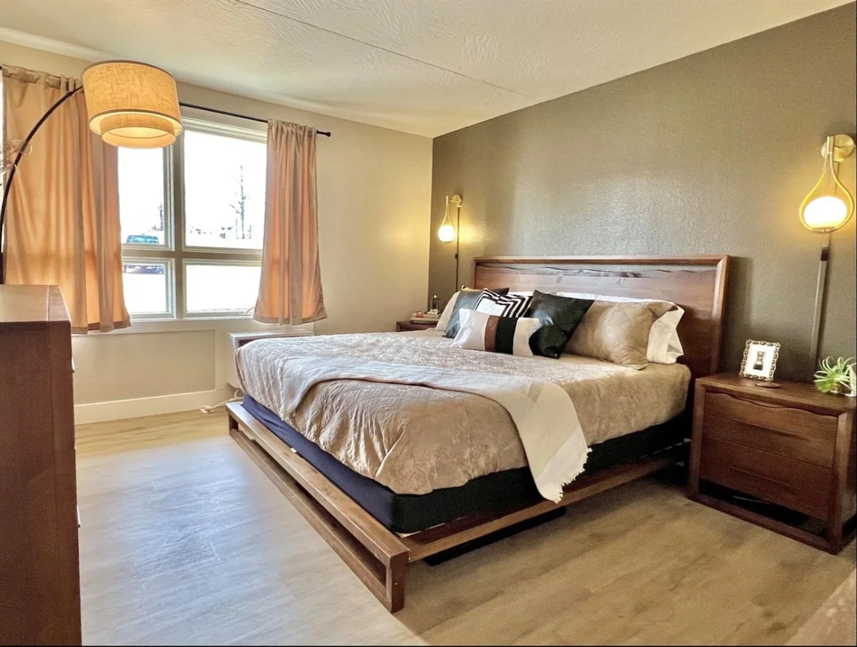 Large comfortable bedrooms
