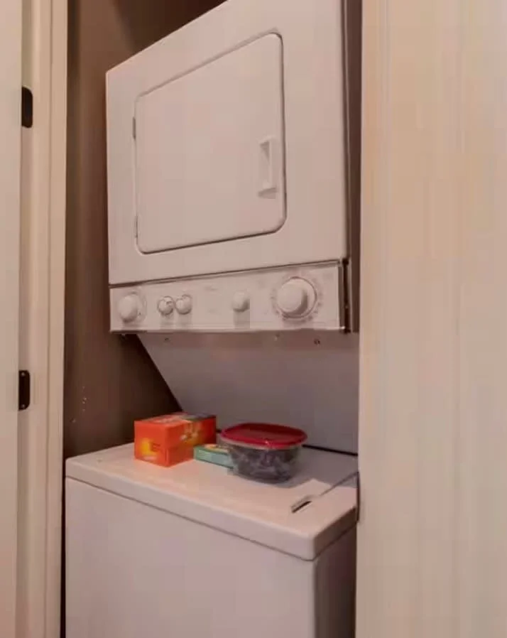 In unit washer and dryer