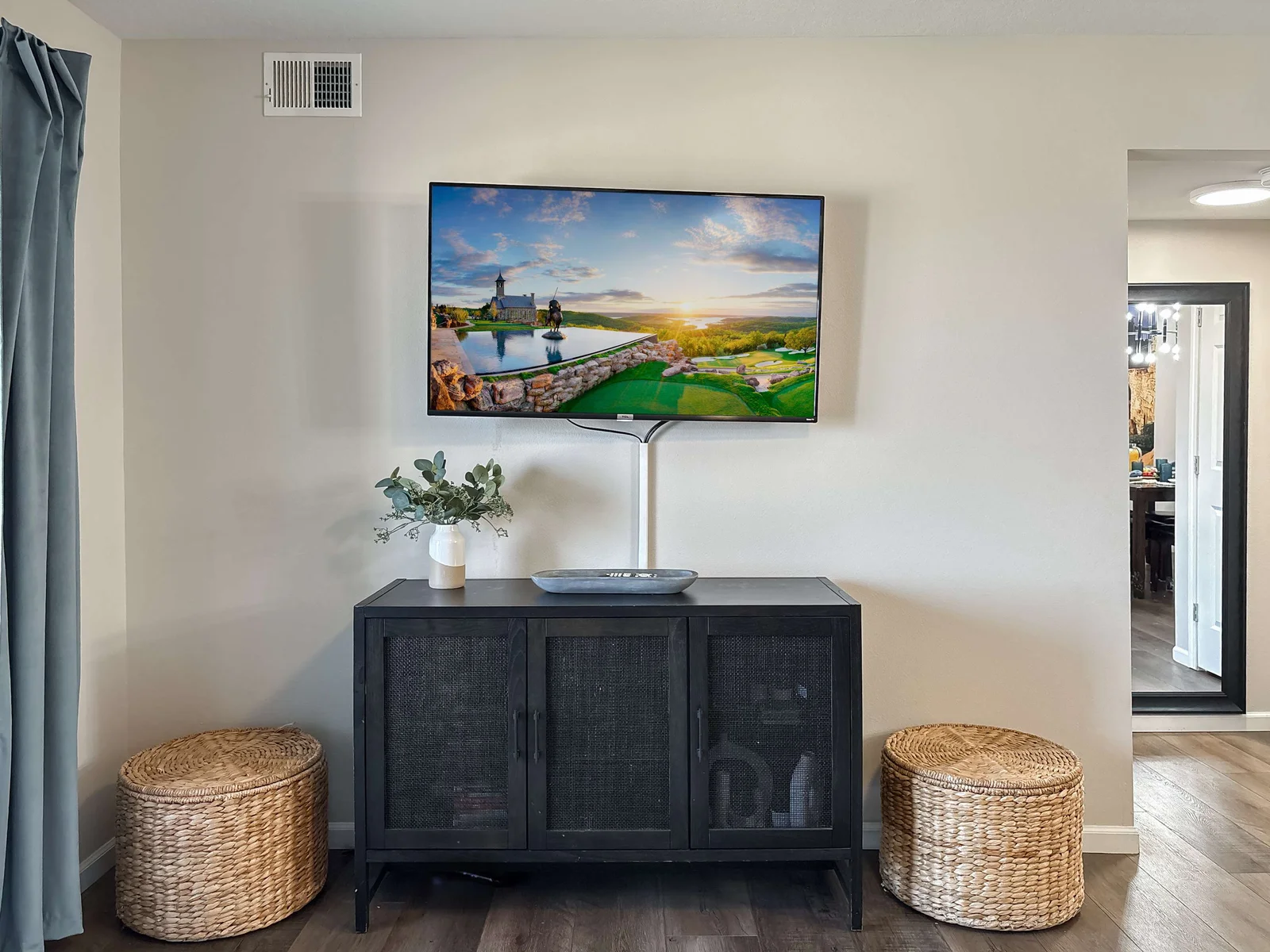 After a day out in Branson, sit back and catch a movie or your favorite TV show on the Smart TV.