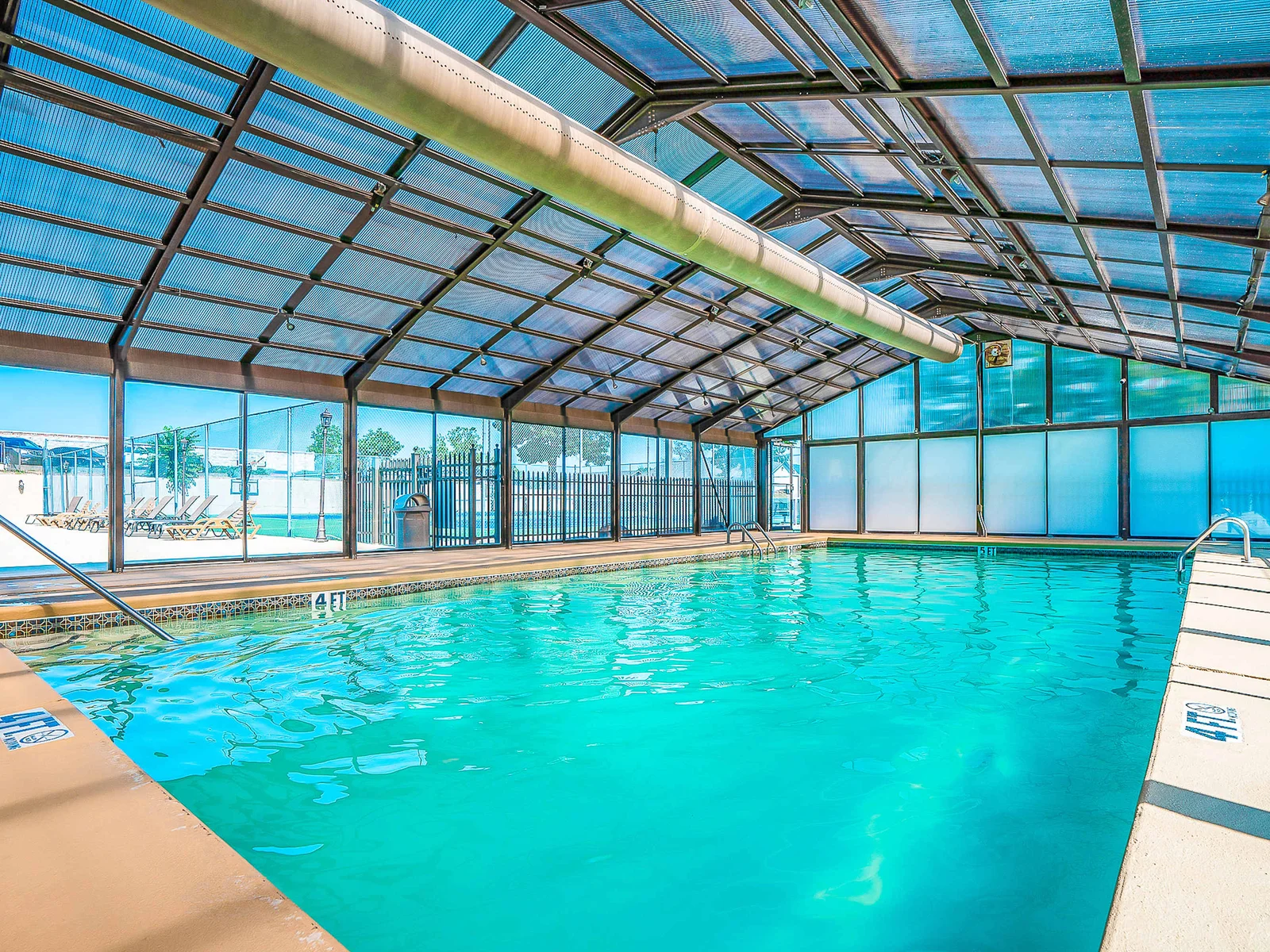 Enjoy the amazing temperature controlled, year round, indoor pool