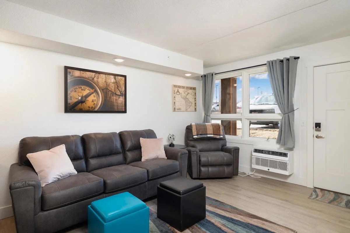 The furnishings are all new at Explorer Landing.