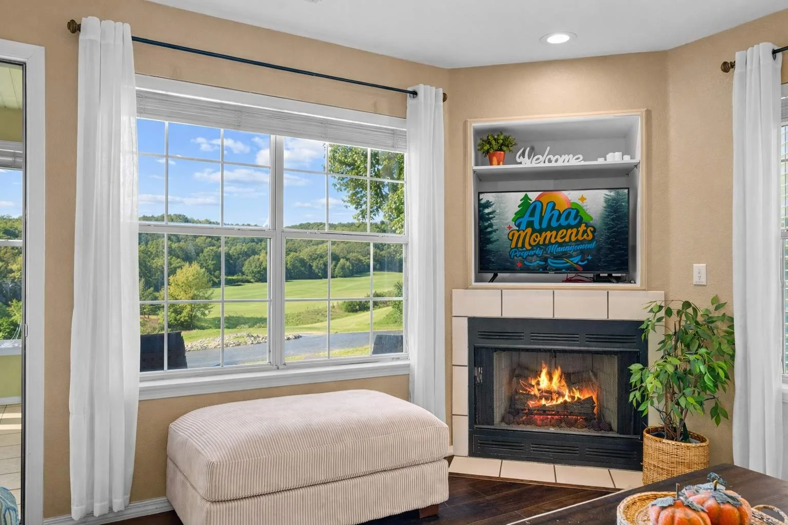 Stunning view right outside your living room