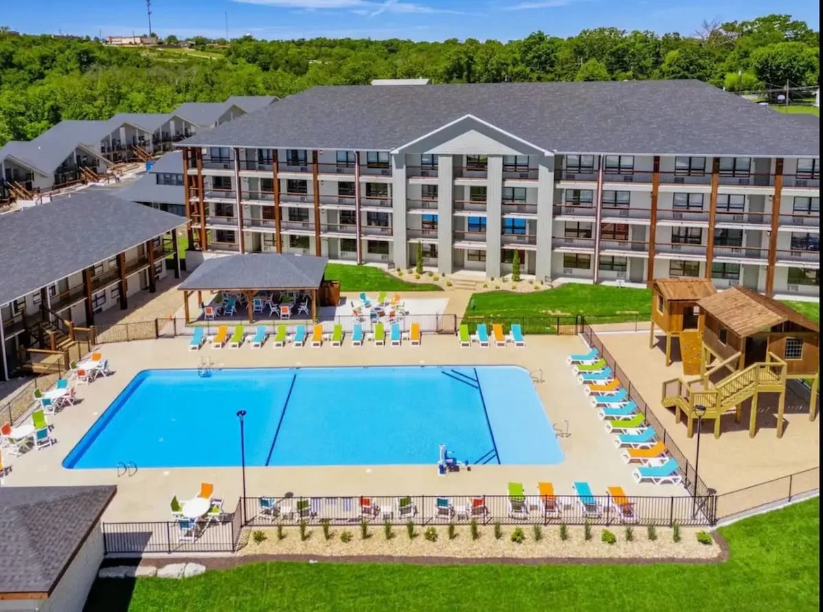 One of Branson's largest and most beautiful outdoor pool complexes.