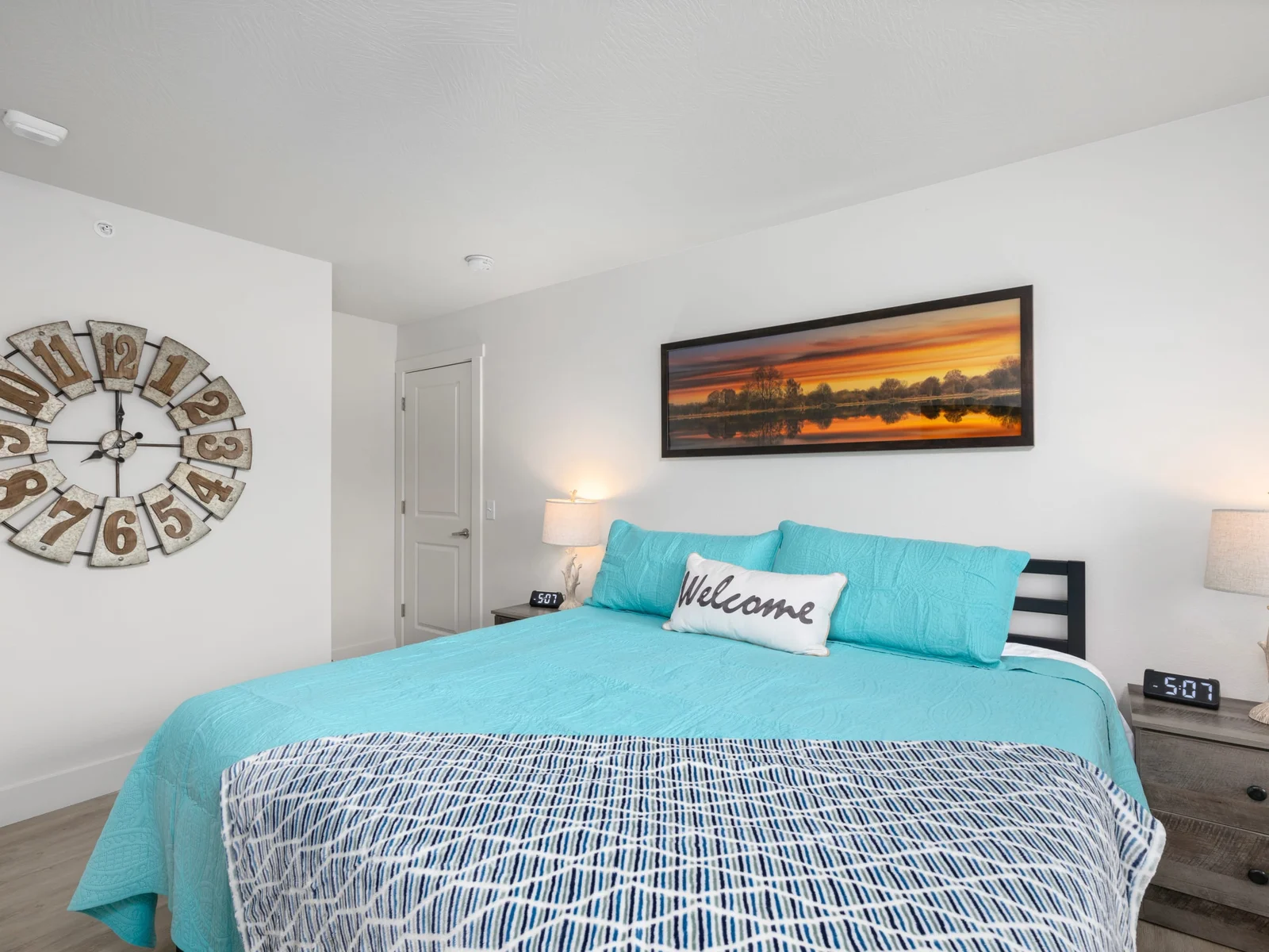 Enjoy charming décor touches throughout the condo.