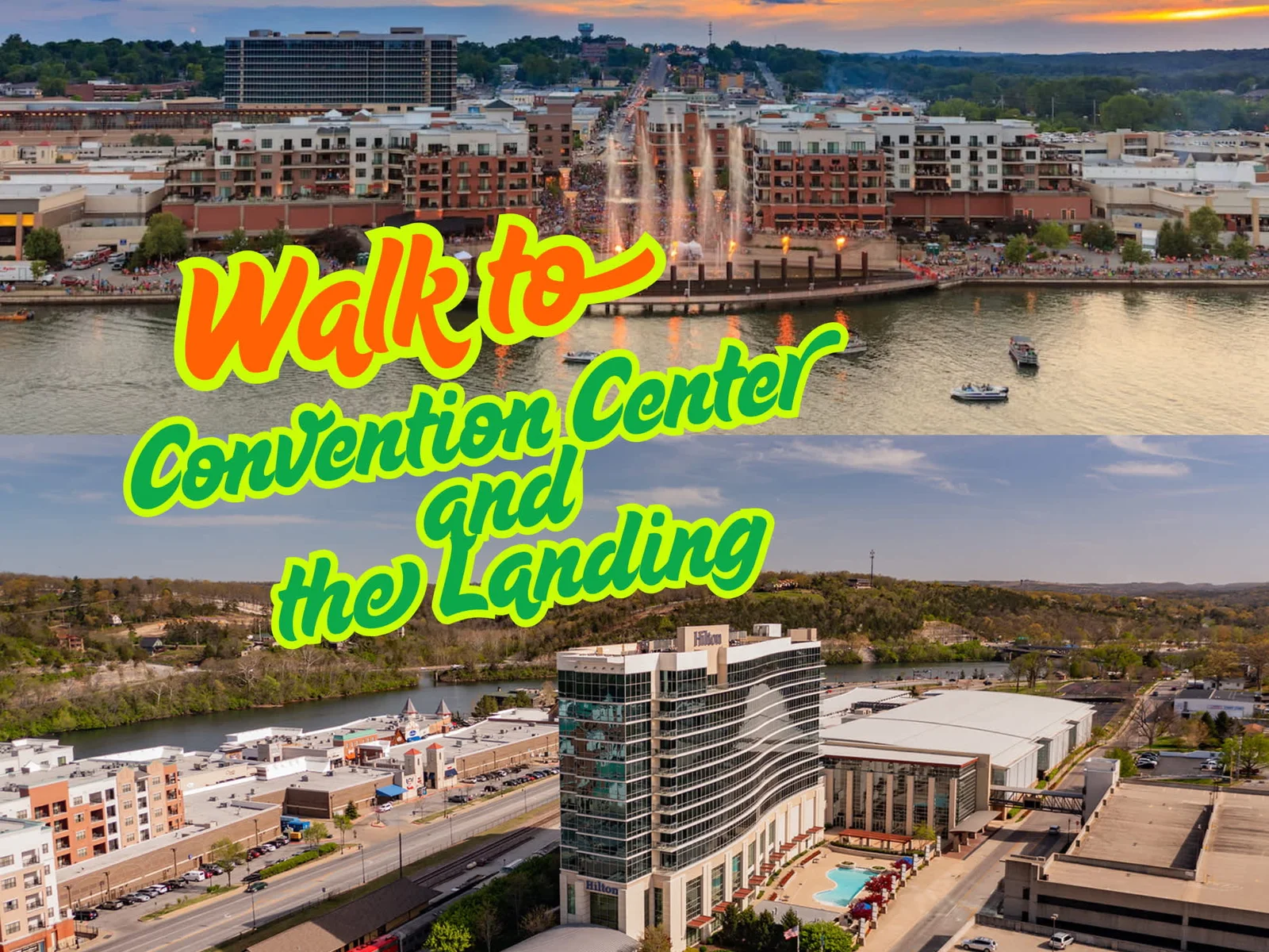 Walk 10 - 15 mins to the Convention Center
