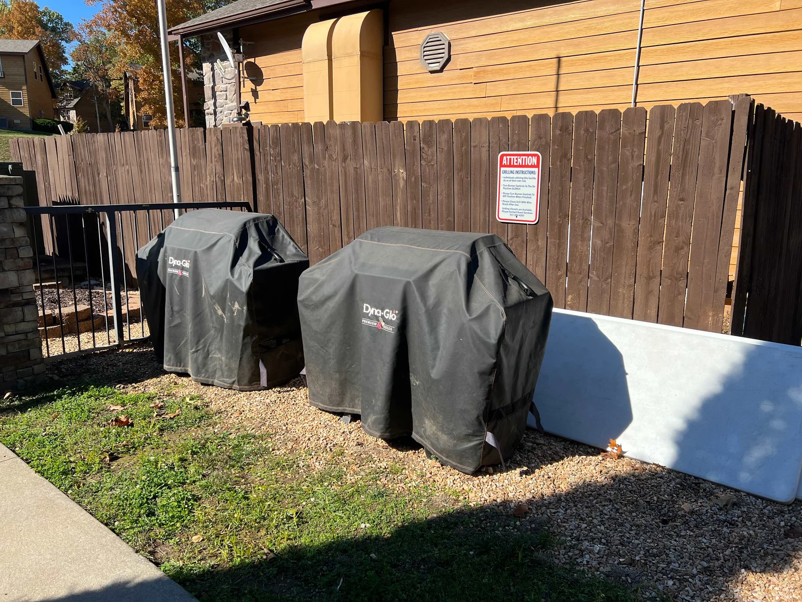 Gas grills for all community to use