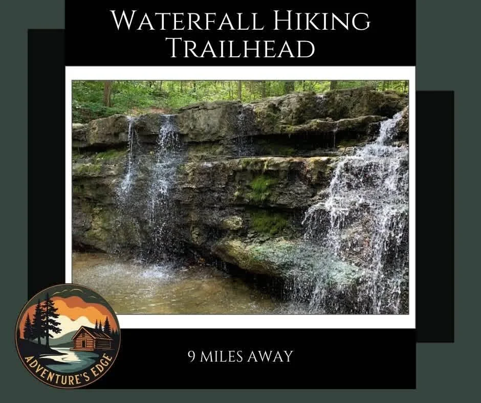 A peaceful, shaded trail with natural waterfalls, limestone bluffs, and photo-worthy scenery just minutes from downtown Hollister and Branson.