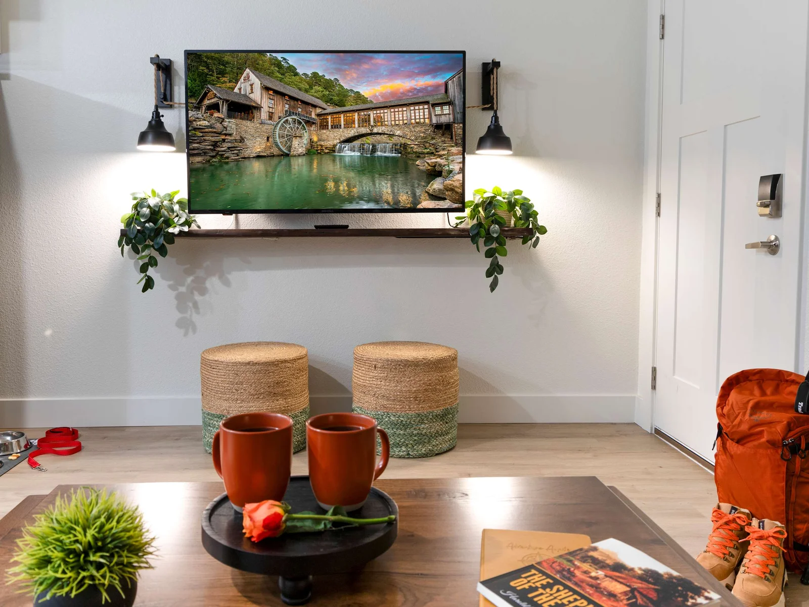 Kick up your feet after a long day of sightseeing and adventures to watch your favorite show or movie on the large flatscreen tv. Bring your streaming passwords to login to your favorite services.