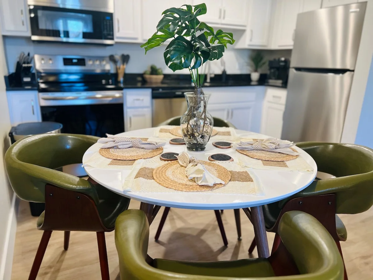 Cute dining area for four