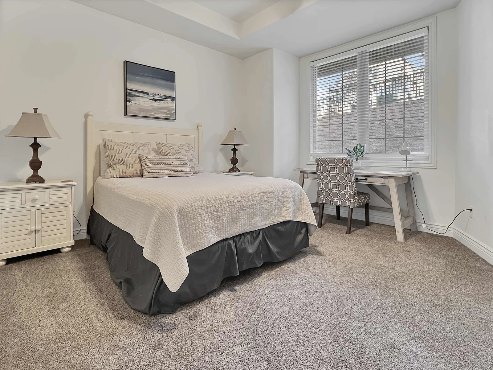 Comfy queen bed
