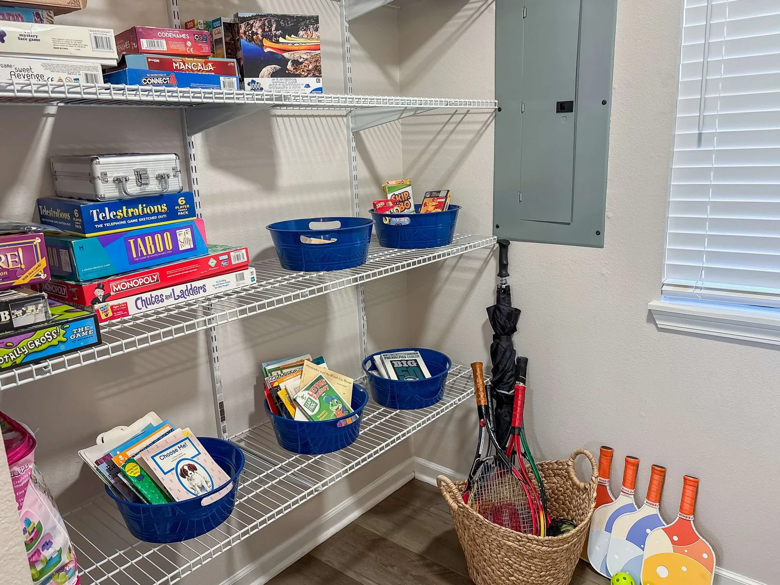As well as our rackets, paddles, card and board games and more!